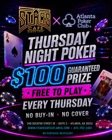 Thursday Night Poker at Stars Café