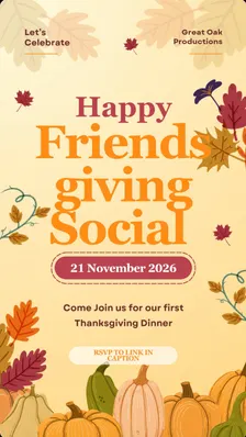 Friendsgiving Social
