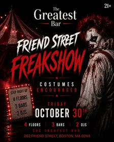 Friend Street Freakshow @ The Greatest Bar