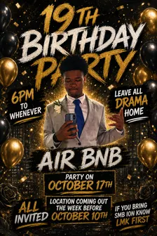 Birthday Air Bnb
