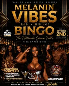 MELANIN VIBES R&B + HIP HOP BINGO