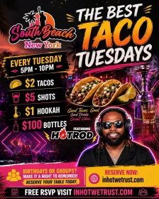 TACO TUESDAY AT SOUTH BEACH NYC