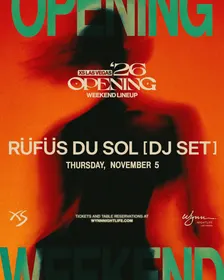 RUFUS DU SOL AT XS NIGHTCLUB