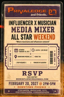 Privaledge - Influencer x Musician Media Mixer