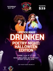 Lipstick Wars 👄 : Drunken Poetry Halloween Edition