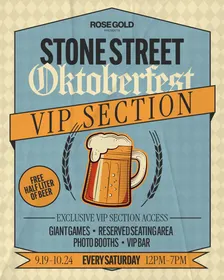 Stone Street Oktoberfest VIP Section