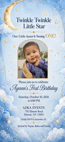 Ayaan's 1st Birthday