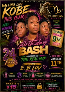 E.B Luv Birthday Bash