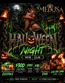 Medusa Lounge Presents: Halloween Night 🎃🐍