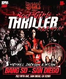 Bad Girl Thriller (R&B Night)