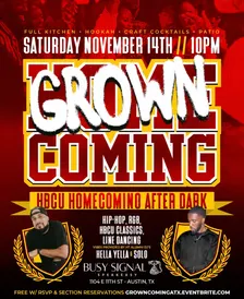 Growncoming II: HBCU Homecoming After Dark