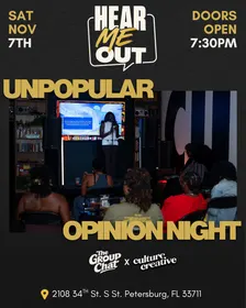 Hear Me Out: Unpopular Opinion Night