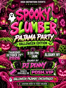 🎃🩷 SPOOKY SLUMBER: PAJAMA PARTY — HALLOWEEN EDITION 👻💤