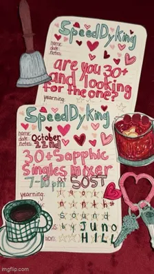Speed Dykeing: A 30+ Sapphic Singles Mixer 💌🍸