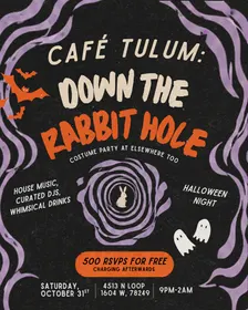 CAFÉ TULUM DOWN THE RABBIT HOLE 🌴🐇