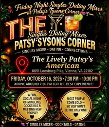 Friday Night Singles Dating Mixer at Patsy’s Tysons Corner