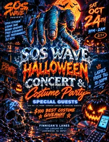 2nd Annual SOS WAVE HALLOWEEN CONCERT & COSTUME PARTY