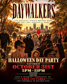 DAYWALKERS: Halloween Day Party The Mischief Starts Before Dark