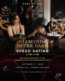 Haus of Hue: Halloween Masquerade Speed Dating Event
