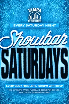 SATURDAY NIGHTS @ SHOWBAR (18+)