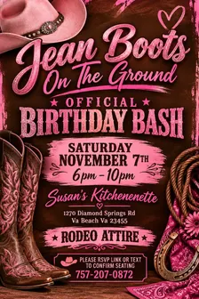 Jeans official Boots on The ground birthday bash