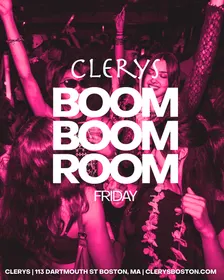 Clerys Boom Boom Room Friday RSVP