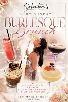 BURLESQUE BRUNCH WITH FIRE, AERIAL & LIVE DJ!