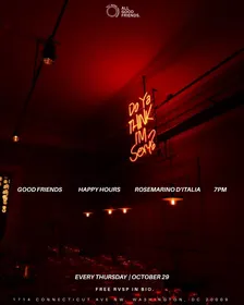 GOOD FRIENDS HAPPY HOURS @ROSEMARINO