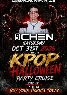 🎃🌜 NYC K-Pop Halloween Dance Cruise w/ DJ Chen