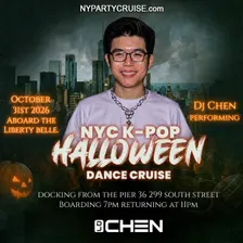 🎃🌜 DJ Chen NYC K-Pop Halloween Dance Cruise