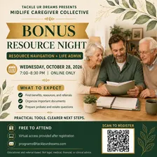 Midlife Caregiver Collective Bonus: Resource Night