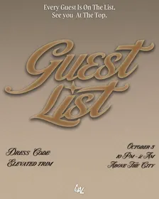 GUEST LIST: THE INVITE ONLY ROOFTOP AFFAIR