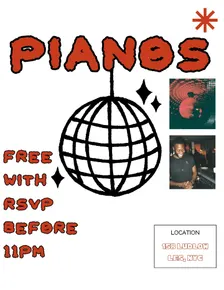 Pianos NYC: Free w/ RSVP