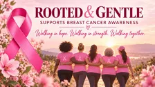 Rooted & Gentle Walks for Breast Cancer Awareness 💗