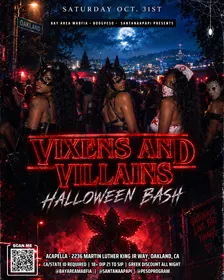 Vixens and Villains: Official Bay Area Halloween Party