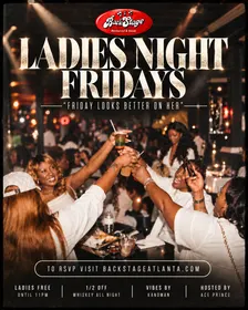 LADIES NIGHT FRIDAYS