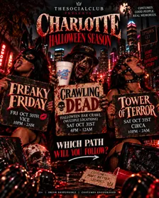 Halloween 2026: Charlotte 21+ Event Lineup