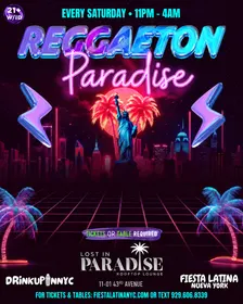 Reggaeton Paradise Rooftop — Fiesta Latina NYC at Lost in Paradise L.I.C