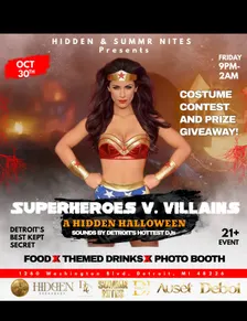 Superheroes vs. Villains Halloween Party in Detroit
