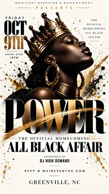 POWER: ALL BLACK AFFAIR