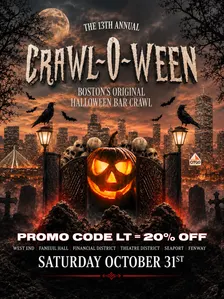 Crawl-O-Ween 2026: Boston's Official Halloween Bar Crawl