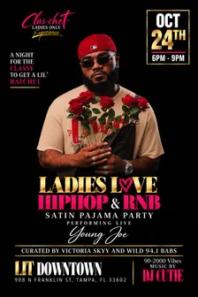 Satin Pajamas Night ft Young Joe (Ladies only)
