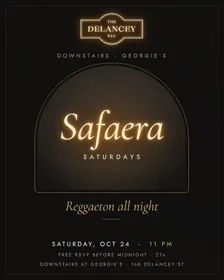 Safaera Saturdays @ The Delancey's Lower Level