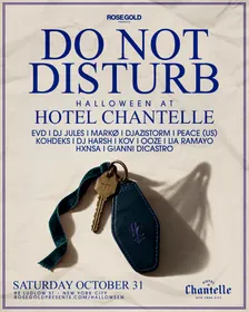 Do Not Disturb: Hotel Chantelle Halloween NYC — Oct 31