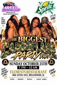 4Reel Entertainment Presents : The Biggest Camouflage Party