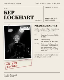 Kep Lockhart Presents, On The Record