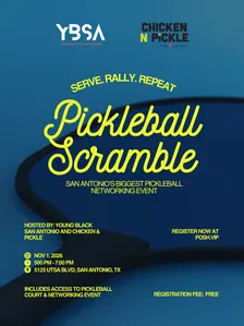 Young Black San Antonio Pickleball Scramble