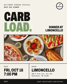 Carb Load Dinner