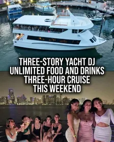 Miami Yacht Party Open Bar — Bayside Booze Cruise