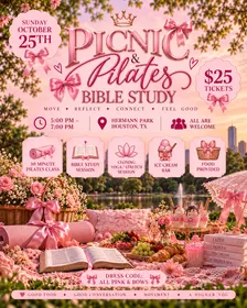 Princesa Pilates Picnic and Bible Study